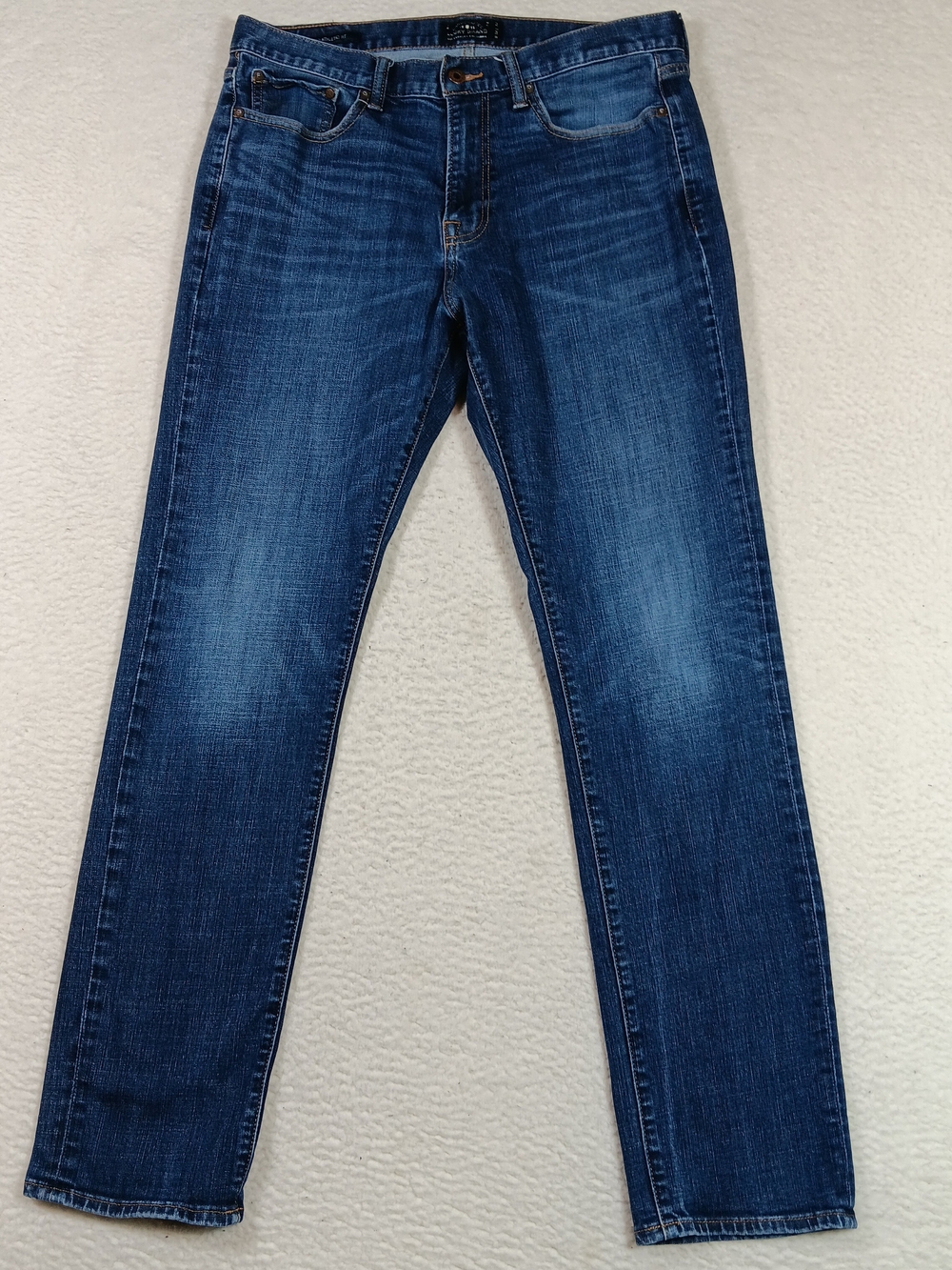 Lucky Brand Jeans Mens 34x34 Blue Denim 410 Athletic Fit Stretch Whiskers